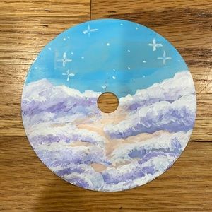 Painted CD wall art!